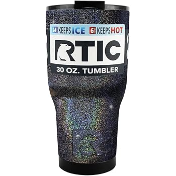 rtic glitter tumbler