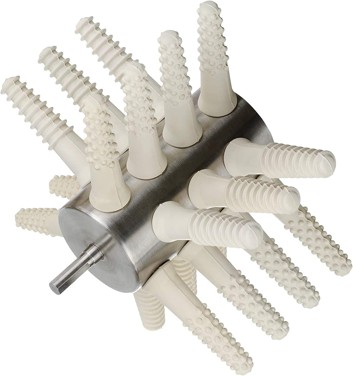 Chicken Drill Attachment - Poultry Feather Remover 21 Fingers (Broiler Duck) with Best Chicken Fingers
