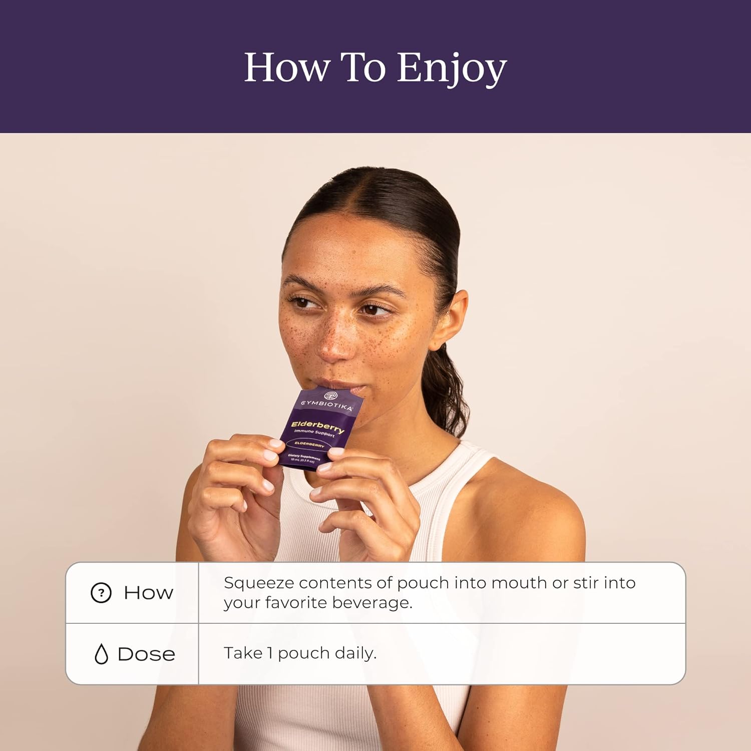 CYMBIOTIKA Adults Elderberry Boost Supplement – Organic Elderberry with Vitamin E for Immune Support – Gluten-Free, Vegan, Keto (Pack of 26) - Image 6