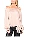 Vince Camuto Off Shoulder Long Sleeve Blouse W Tie - Main View