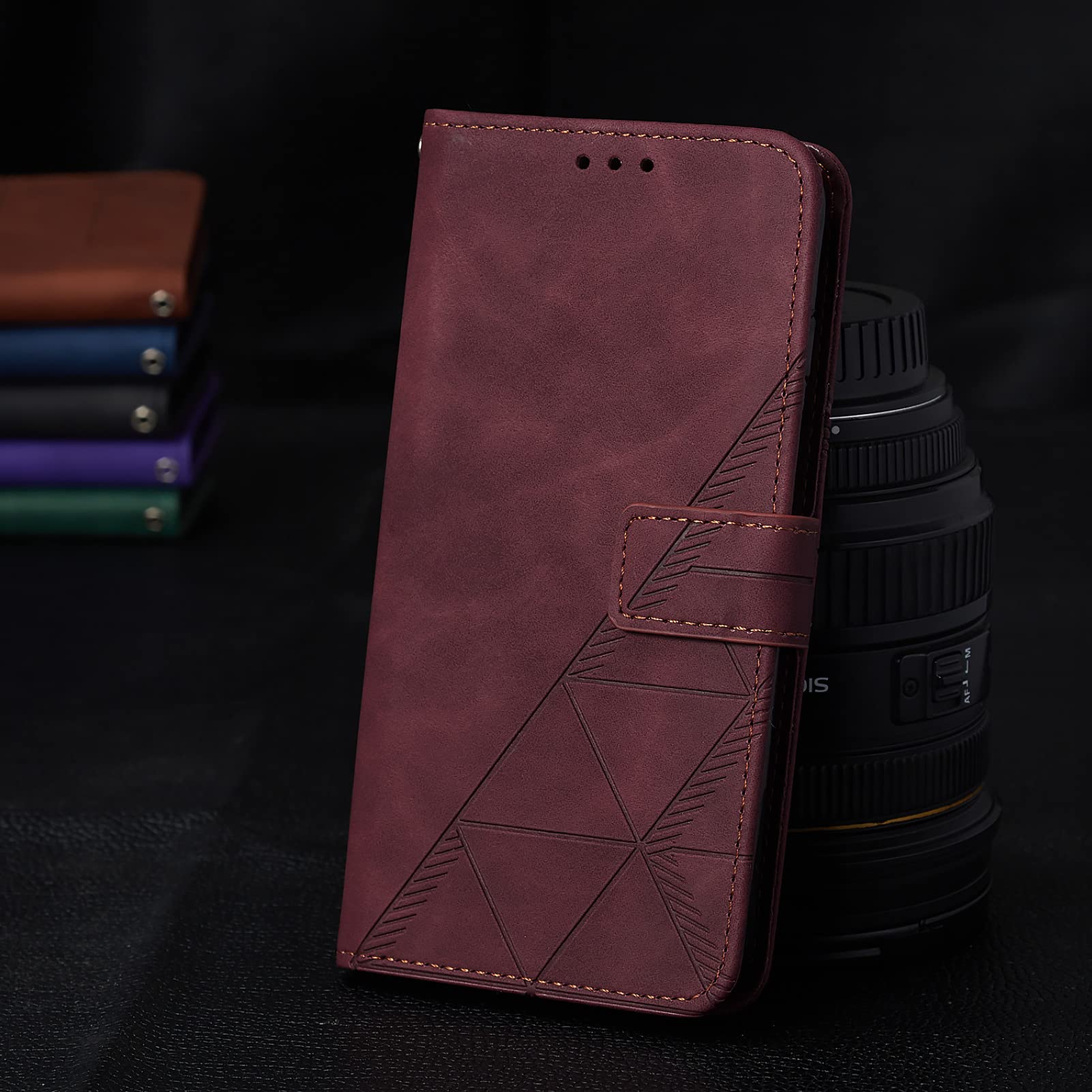 OKZone Cover per OnePlus 9 PRO, Custodia Flip Pelle PU Premium Portafoglio Magnetica Libro con Slot Schede, Slim Silicone TPU Bumper Wallet Supporto Case, Antiurto Cover per OnePlus 9 PRO (Blu
