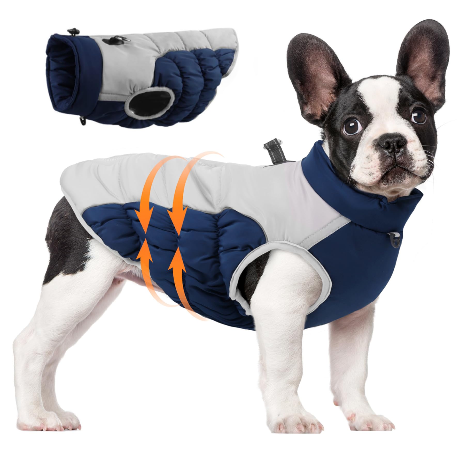 Manteau imperméable pour chien avec harnais contre le froid et la pluie des chiens moyens