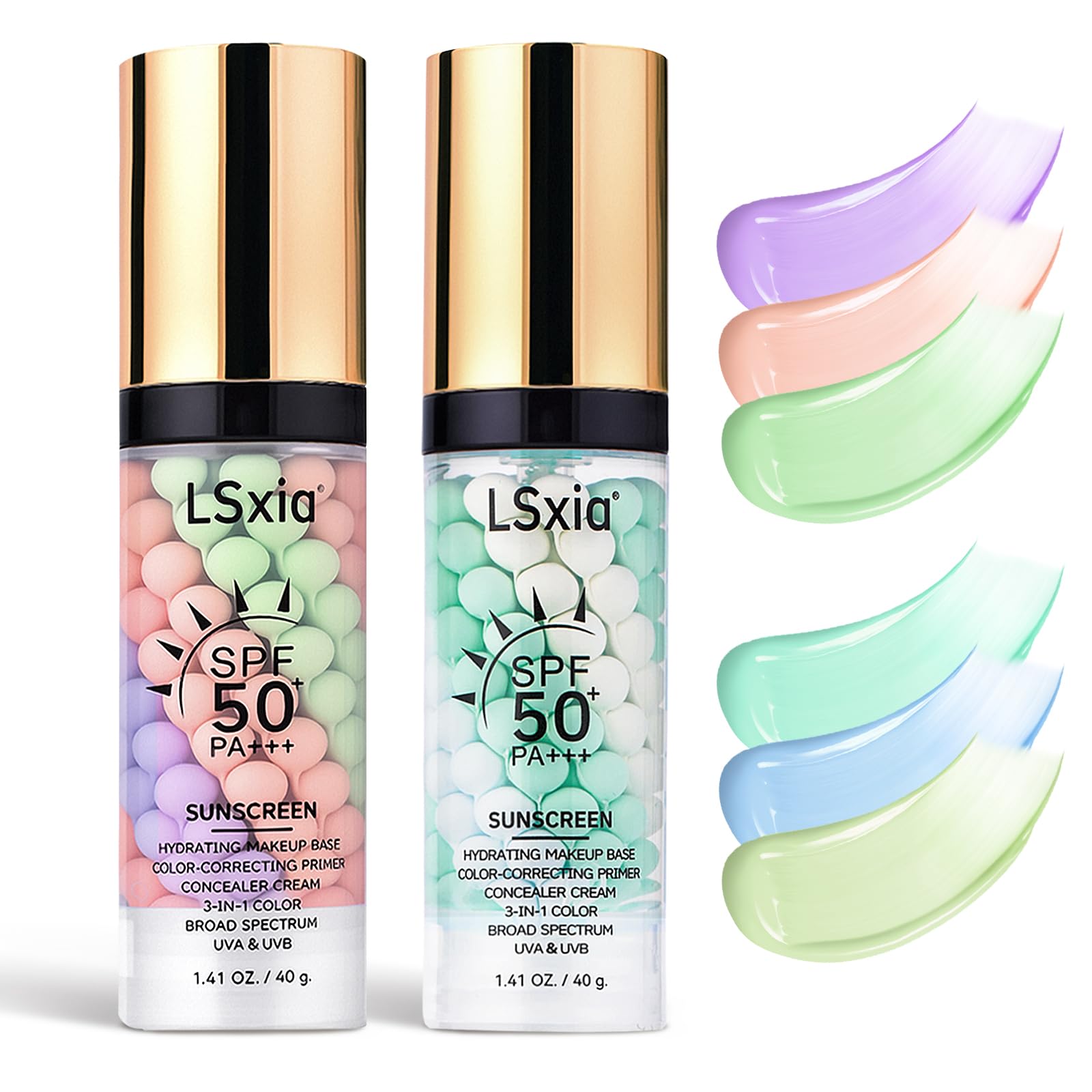 Amazon.com : 3 In 1 Primer for Face Before Makeup, SPF 50, Tinted