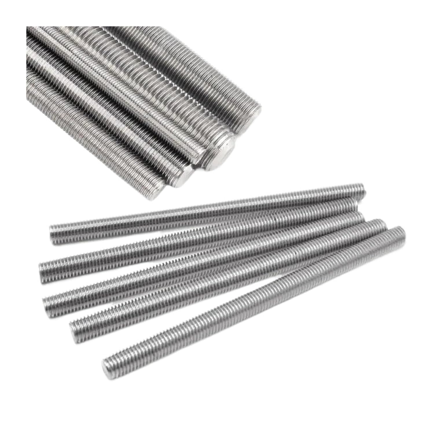 Threaded Rod 304 Stainless Steel Threaded Rod M2-M20, 250mm/500mm Length, All Thread Stud Bar 1pcs(M14x250mm)