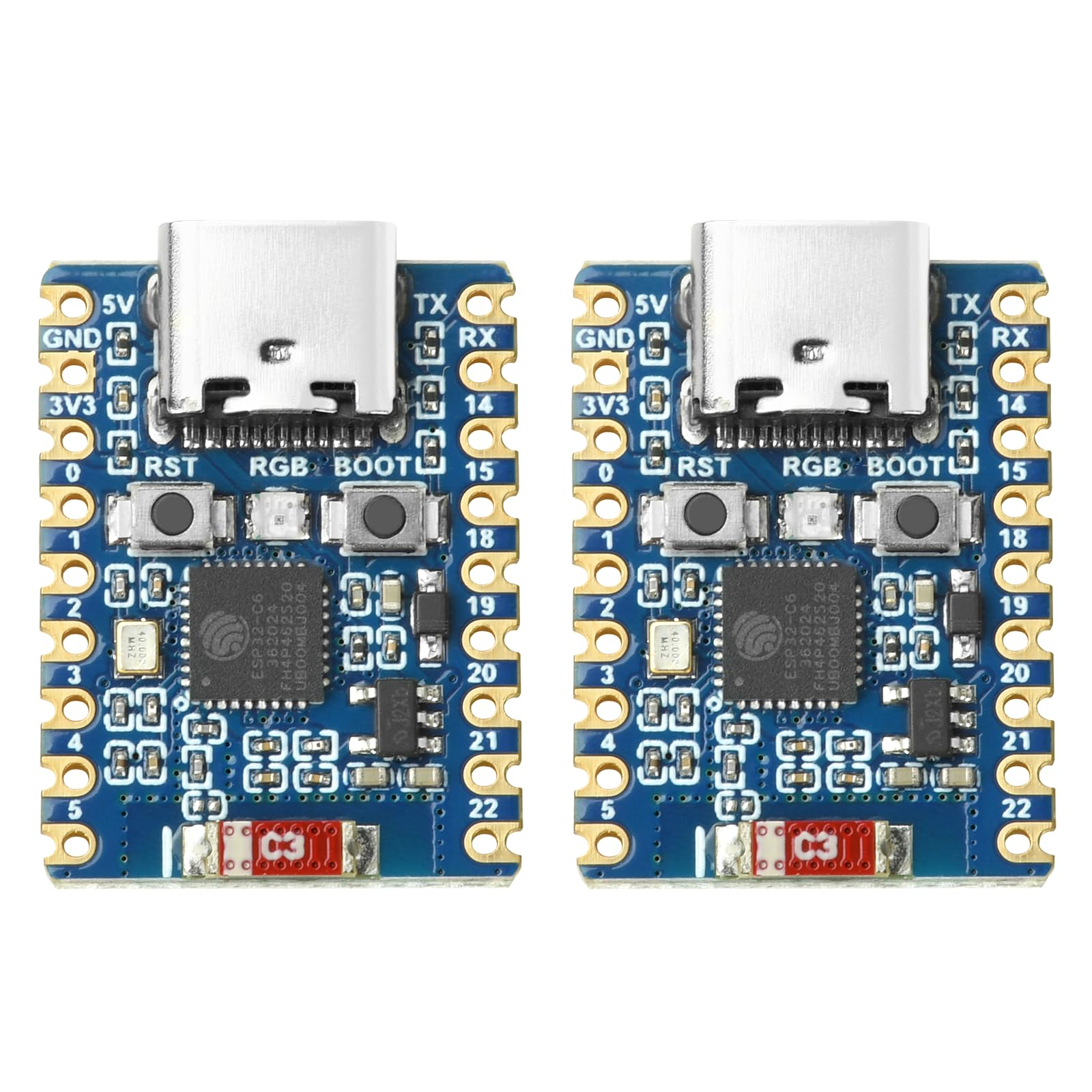 diymore ESP32-C6-Zero - Placa de Desarrollo Mini WiFi6 módulo Bluetooth Dual Mode Comunicación a Bordo 4 MB Flash