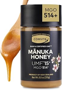 Comvita Certified UMF 15+ (Super Premium) Manuka Honey I New Zealand's #1 Manuka Brand I Non-GMO, Halal, and Kosher Certified I 250g (8.8oz) | Raw Manuka Honey New Zealand, Pure Unpasteurized Honey, Superfood for Immune Health, Wild, Use in Tea, Non-