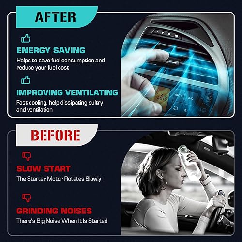 Miniatura 6 de Compresor de AC con embrague para Ford Focus 2.0L 2012 2013 2014 (enfoque 2014 solo hasta 232014), aire acondicionado reemplaza 97323 98323, CON UN