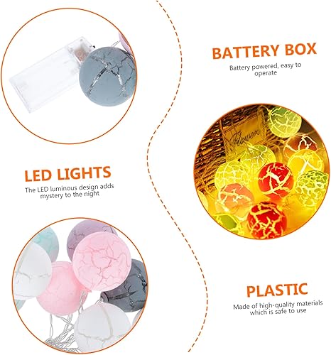 Miniatura 9 de NOLITOY 1pc Light Post Halloween Hanging Decoration Hauted House Decor Fairy Firefly Lights Window Lights Christmas Tree Lights Garden Hanging Ball