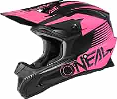 Casco Motocross O'Neal 2SRS Glitch - Nero/Bianco Taglia L, ECE 22.06