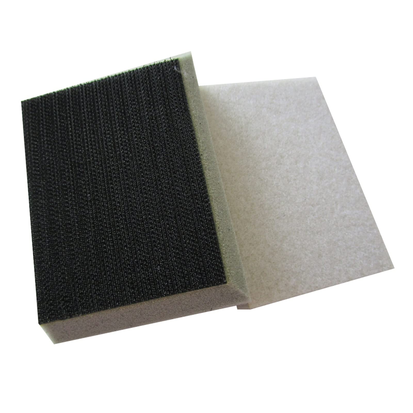 Almohadilla de Pulido 5 UNIDS Cojín de Interfaz de chaflán de Alta Densidad Rectangular 7PCS 70 * 100 mm Padio de Esponja de lijadora Hancha de protección y Bucle abrasivo