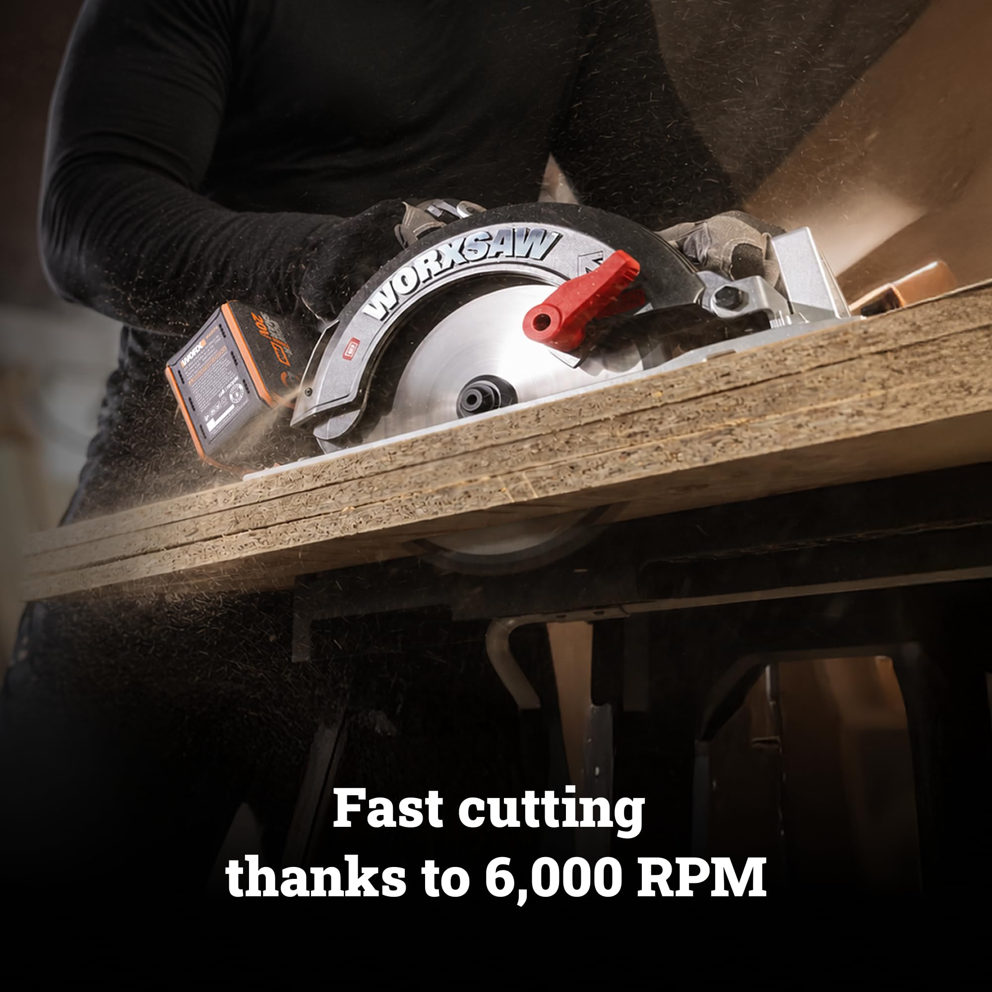 WORX 40V Cordless Circular Saw - Powerful & Cordless -3