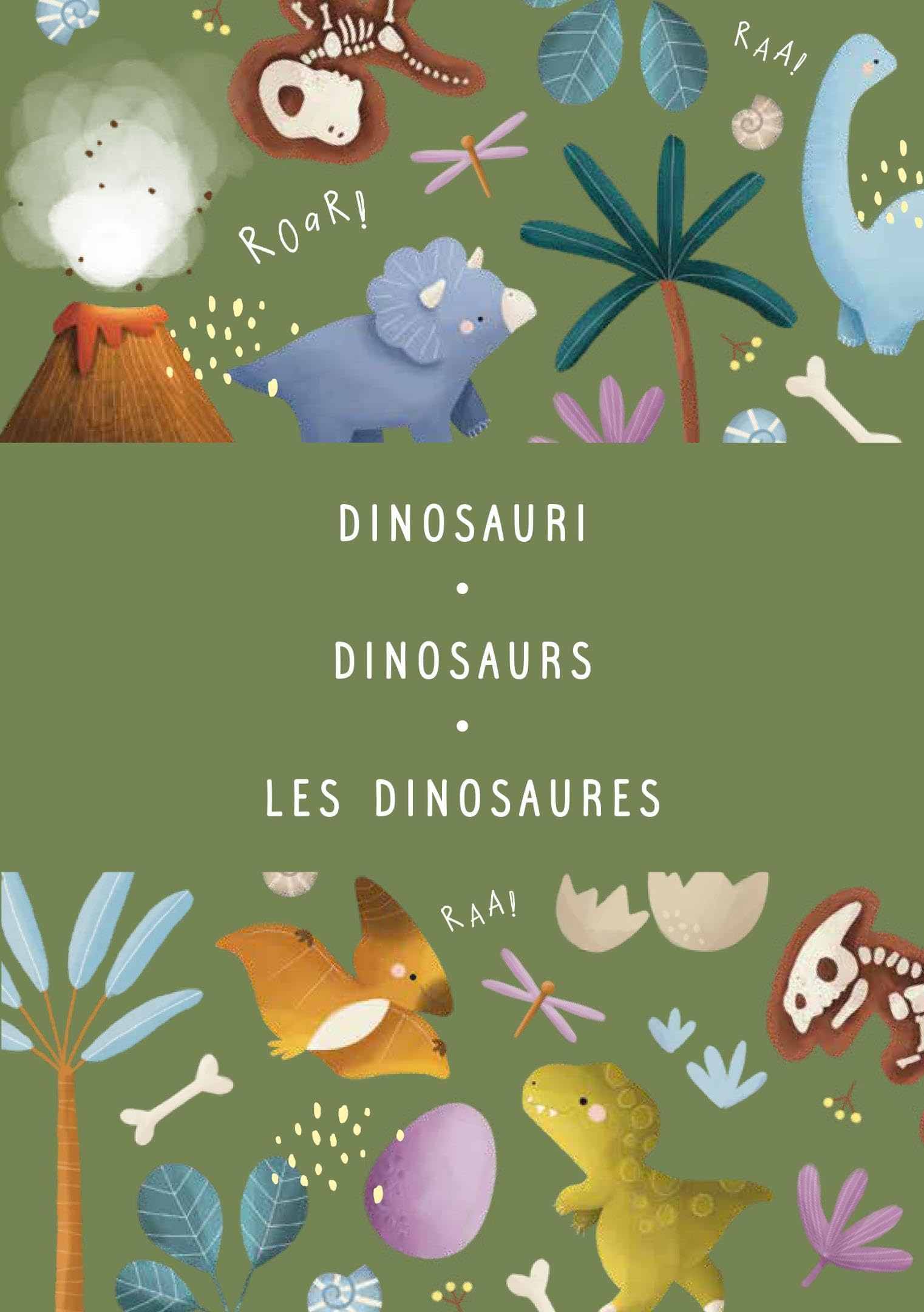Dinosauri-Dinosaurs-Les dinosaures. Magnetic box e book. Ediz. multilingue. Con 35 magneti: Magnetic Box Set