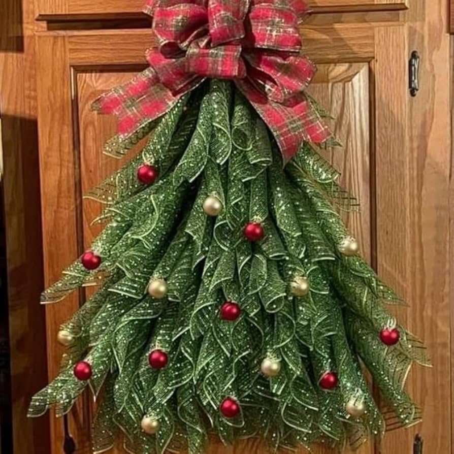 2024 christmas wreath① 2024 Christmas Wreath Handmade Vintage Christmas Wreaths for