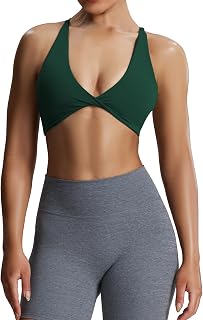 Women's Workout Sports Bras Fitness Sienna Low Impact Bra Yoga Crop Tank