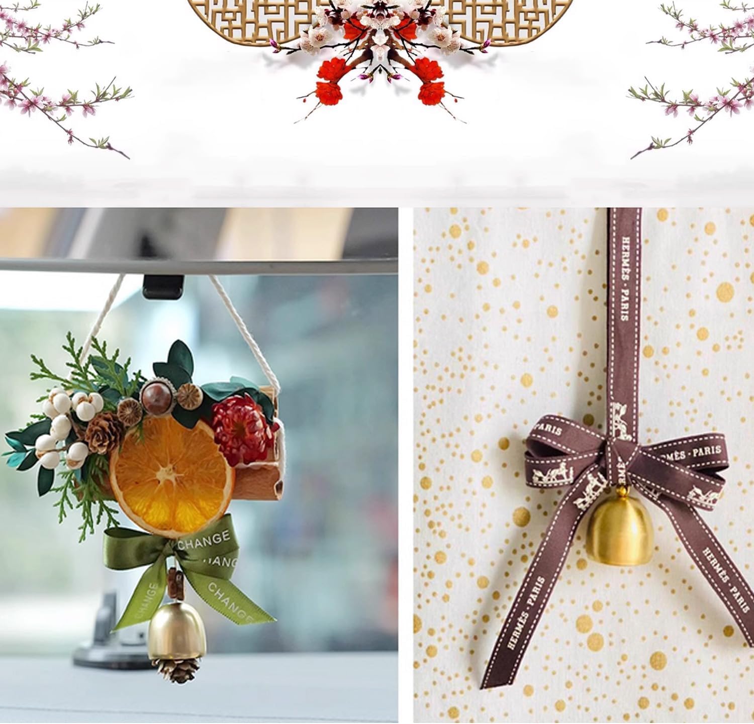 12Pcs Mini Brass Bells Small Decorative Bells,1 Inch Hanging Bells, Wind Chime Home Garden Decor Christmas DIY