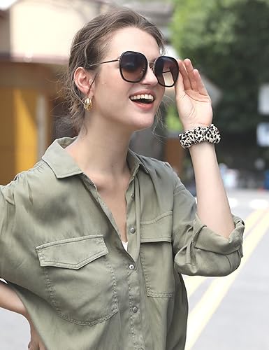 Miniatura 5 de TOYOUTHS Correa elástica compatible con Fitbit Versa 3Versa 4SenseSense 2 para mujer, correa de nailon elástico suave de repuesto de repuesto