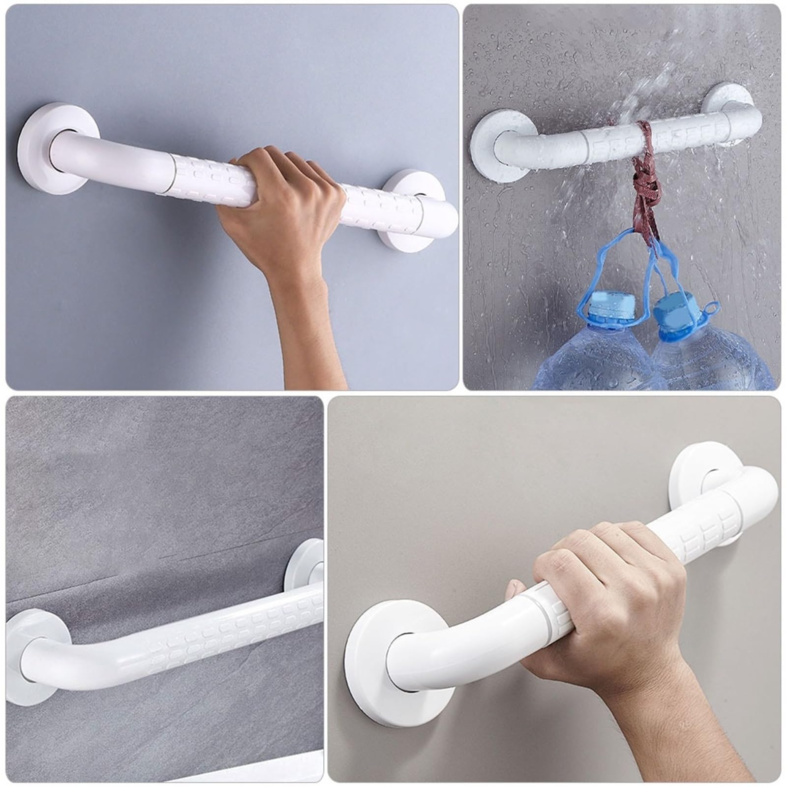 Barras de Apoyo para baño, Ducha, Inodoro, Material de Primera Calidad, duraderas, multifuncionales, reposabrazos, toallero, práctico