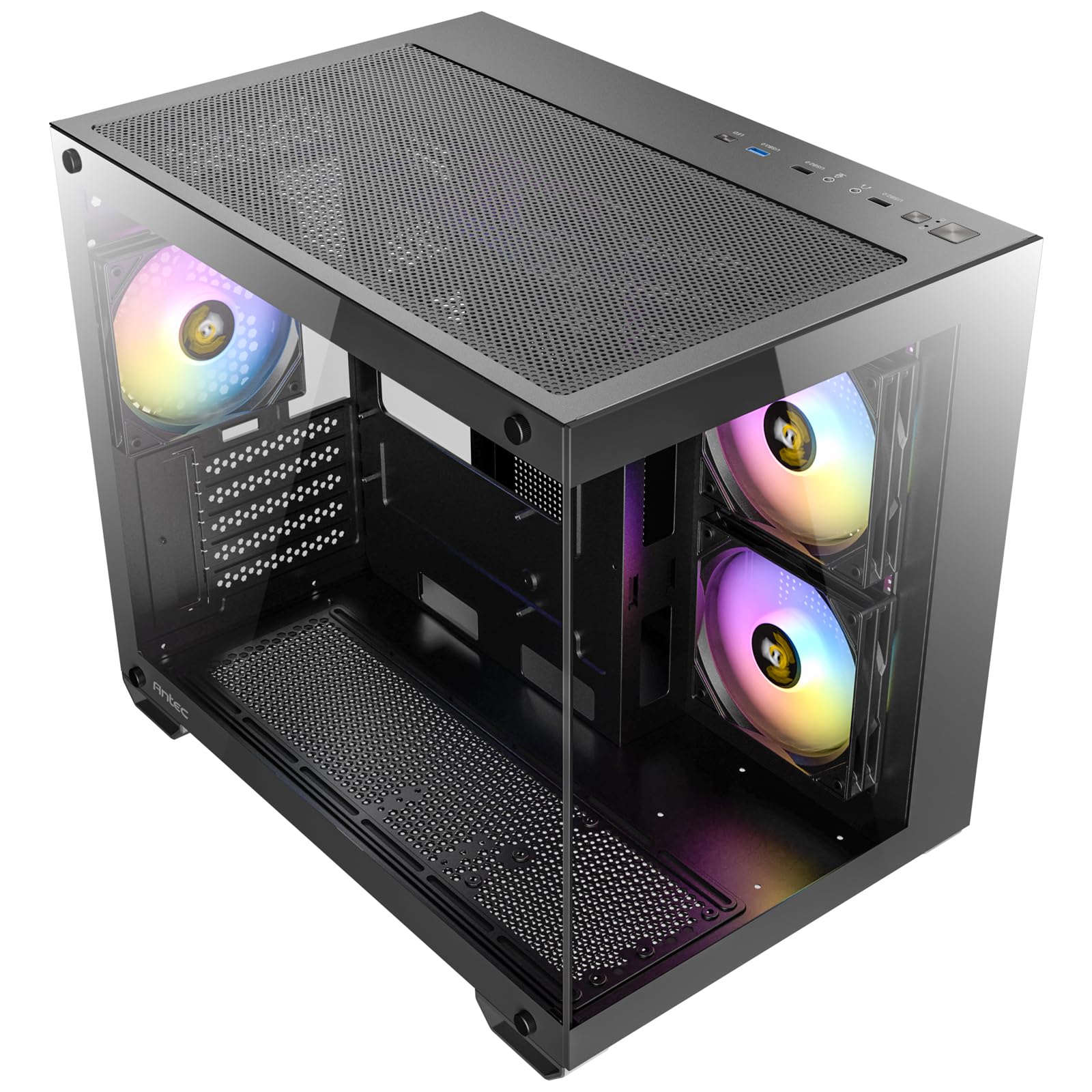 ANTEC CX600M ARGB B Custodia PC Torre Micro-ATX Gaming, Nero