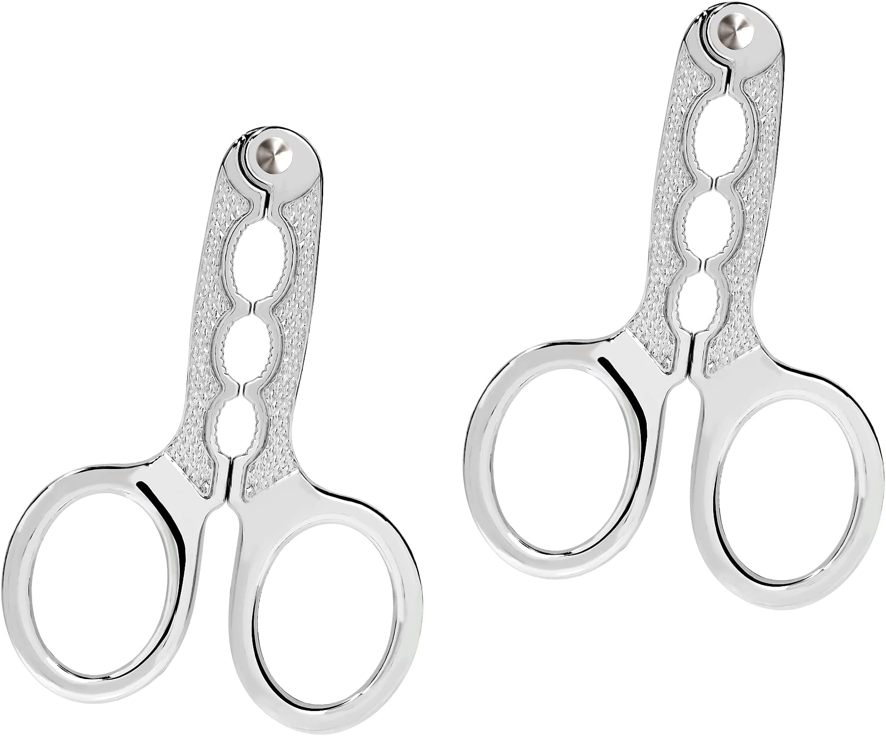 MOTZU2 Pack Nut Sheller,Stainless Steel Melon Sunflower Seed Plier Scissor Opener,Multi-functional Kitchen Gadgets Tools
