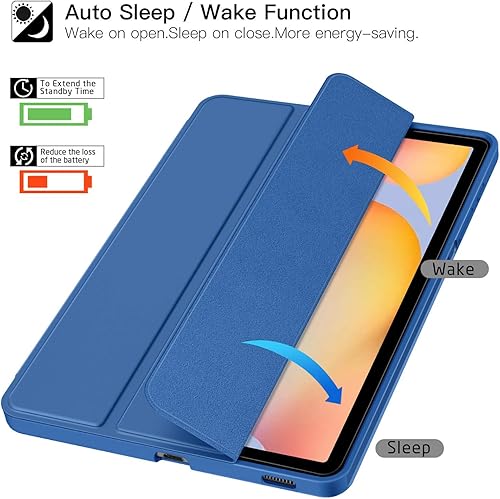 Miniatura 4 de ZtotopCases Funda para Samsung Galaxy Tab S6 Lite 202420222020 de 10.4 pulgadas con soporte para bolígrafo, encendido y apagado automático, adecuado
