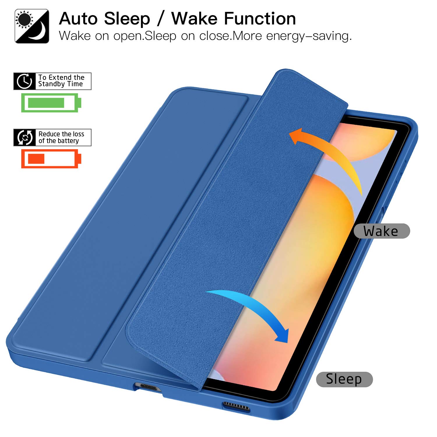 ZtotopCases for 2024/2022/2020 Samsung Galaxy Tab S6 Lite 10.4
