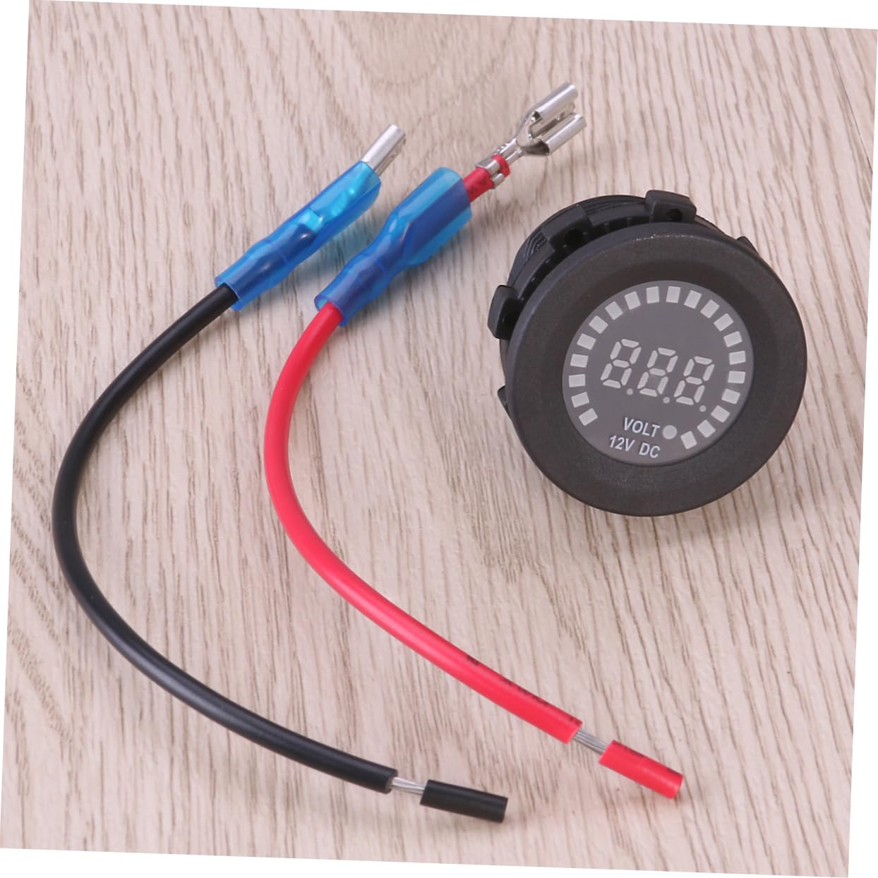 Gatuida 2 Piezas voltímetro 12v voltímetro electrónico automático para coche voltimetro digital digital LED para coche