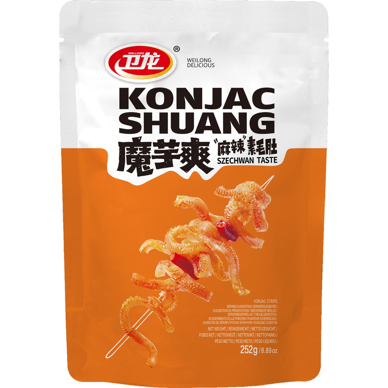 WEILONG - Konjac Shuang sabor Szechuan - Multipack (20 X 252 G)