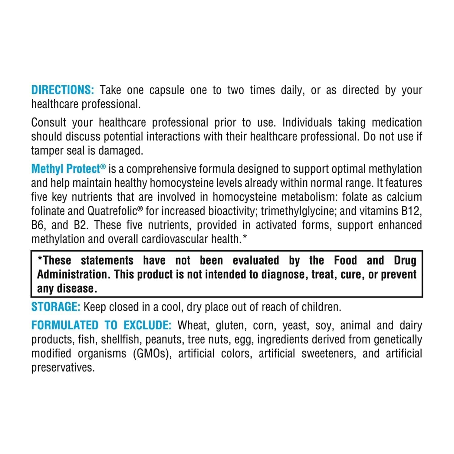 XYMOGEN Methyl Protect, 60 Capsules — Amazon image 6