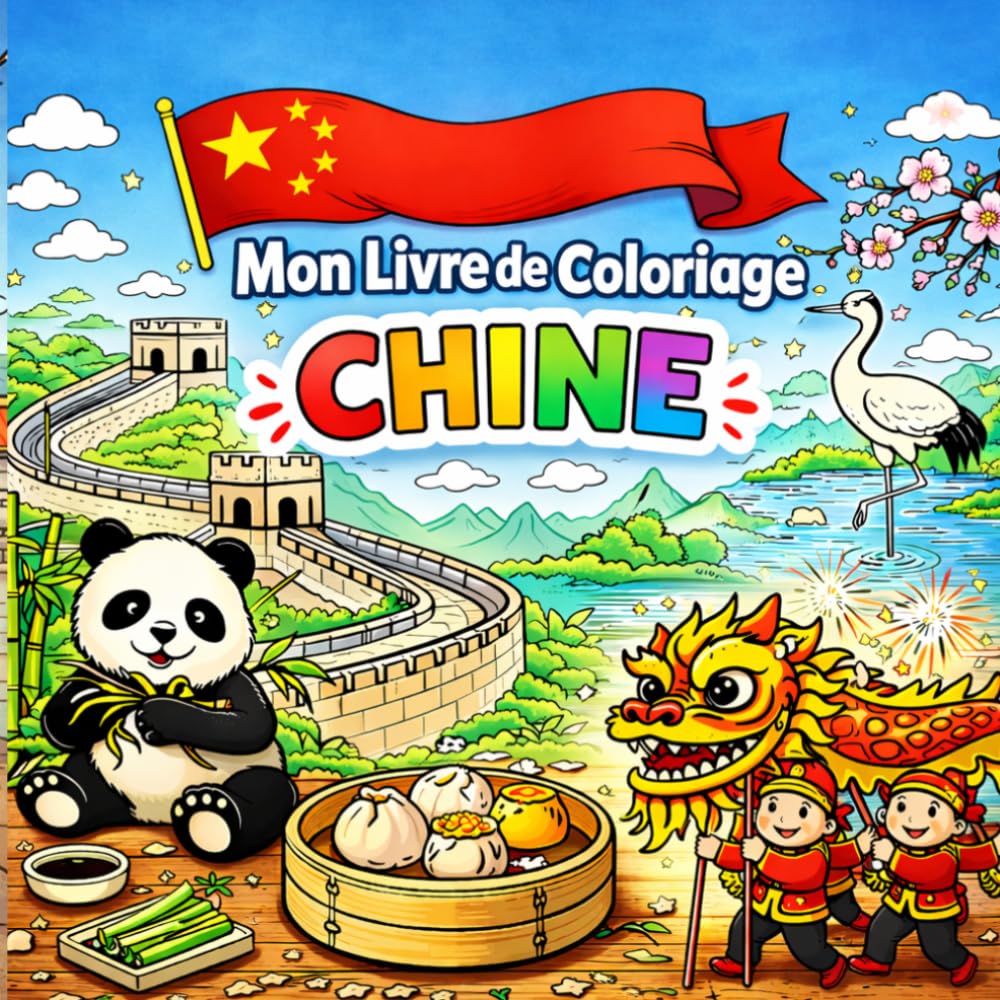 Mon livre de coloriage de la Chine