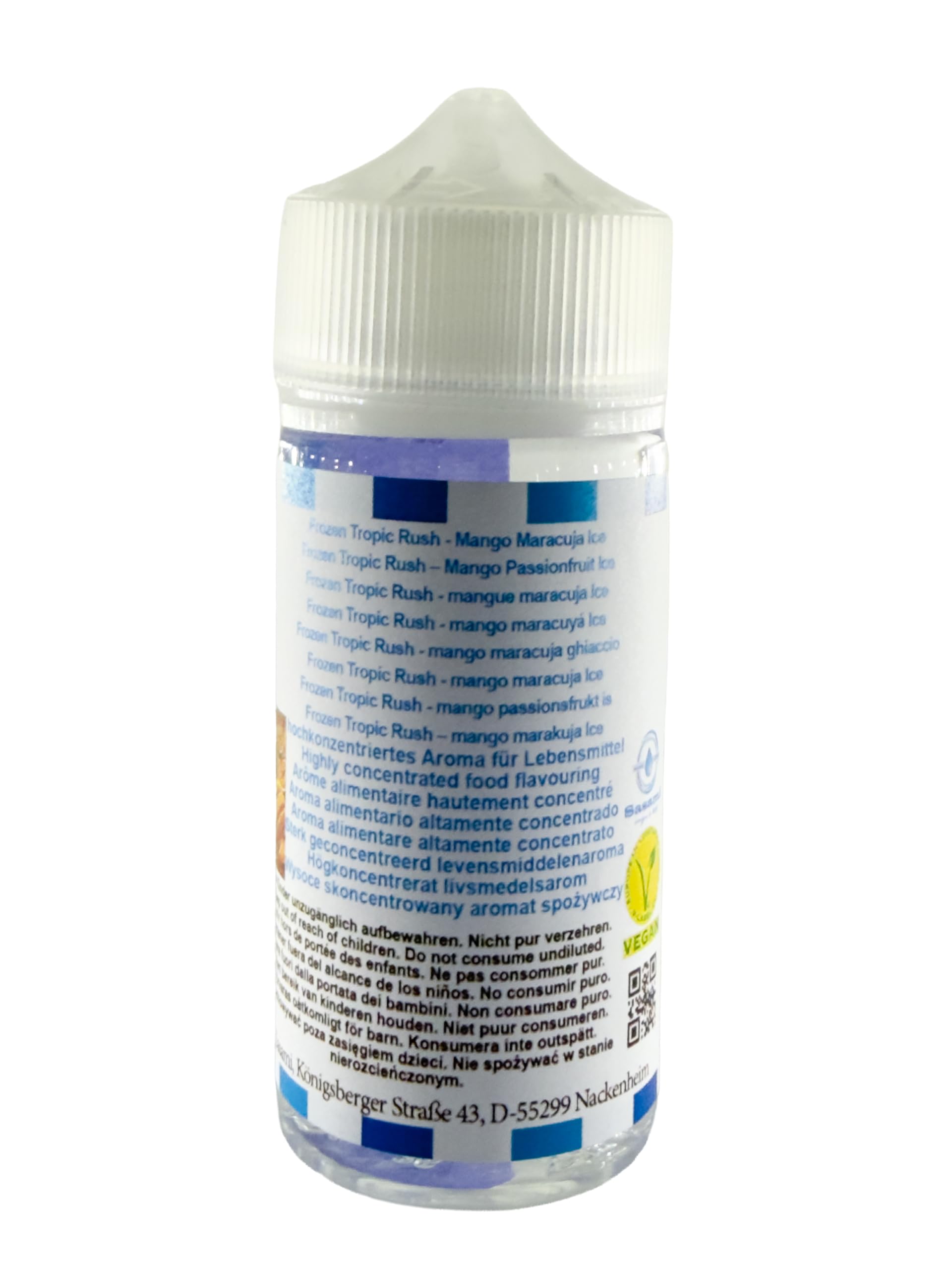 Frozen Tropic Rush – mango marakuja Ice aromat koncentrat – Wegański – Sasami – 100ml