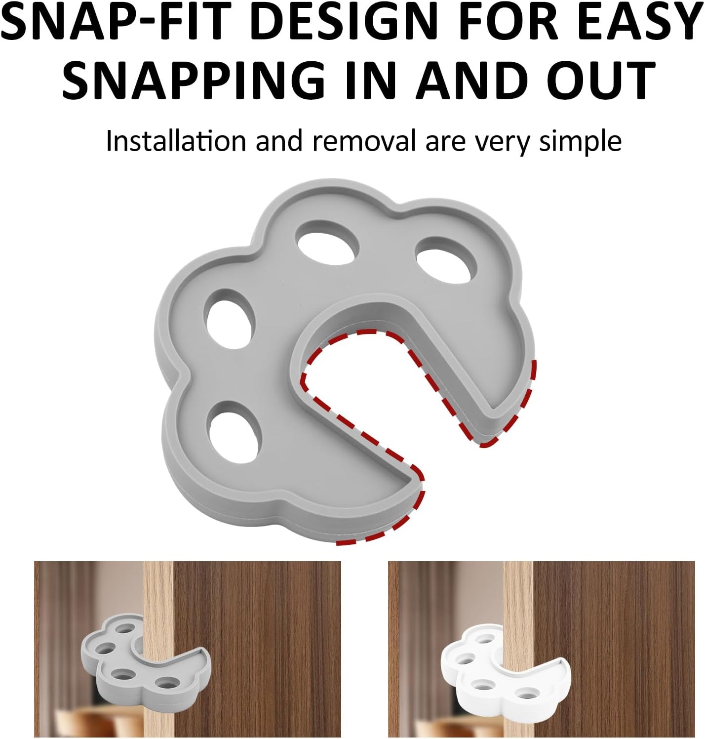 2PCS Door Prop for Washer Washing Machine, Front Load Dryer Door Prop Open, Laundry and Dishwasher Doors Stopper Holder
