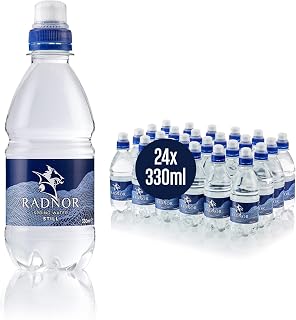 Radnor Still Spring Water330ml Bottle with Sports Cap (Pack of 24)