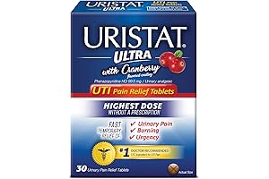 Uristat Ultra UTI Pain Relief Tablets: Fast Urinary Tract Infection Relief