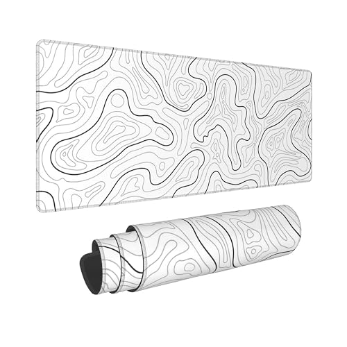 Abstract Topographic Gaming Mouse Pad Desk Mat