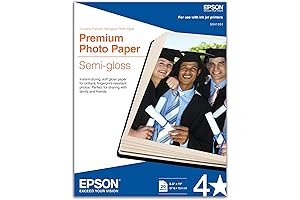Epson Premium Photo Paper Glossy 8.5x11 Inches