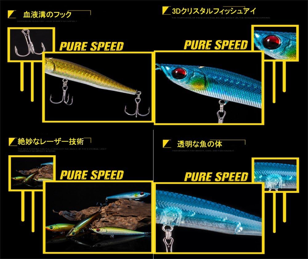 Amazon Eternal Wings ルアーセット オールシーズン対応 ルアー ジグパラ ショート g 9 5cm 27 9g 16 5cm 10セット またはオプションの収納ボックス Eternal Wings ルアー