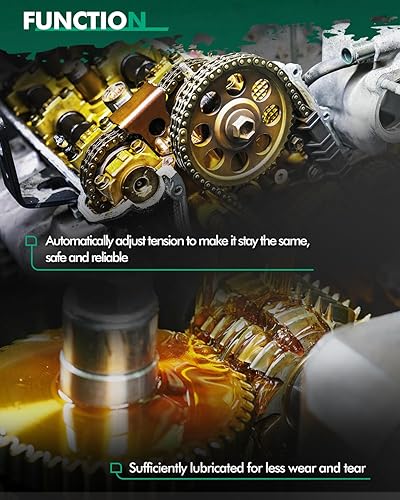 Miniatura 6 de SCITOO 9-0389S Kit de cadena de distribución del motor Sets Bomba de agua reemplaza para Ford para Mercury para Mazda Explorer Explorer Sport Trac