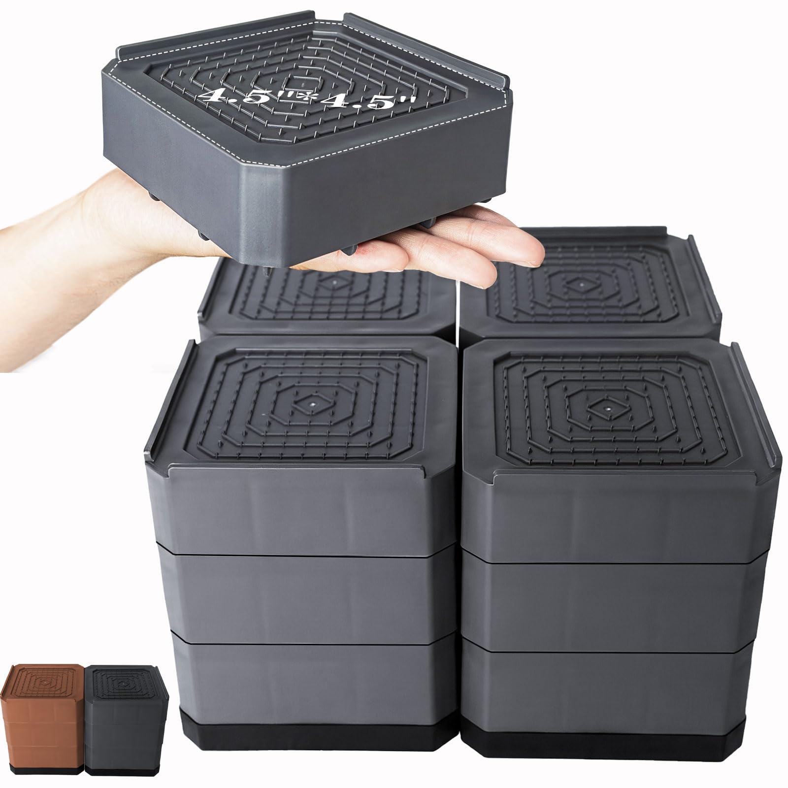 Rehausseurs de meubles robustes supportant 2721 kg pour lit et table