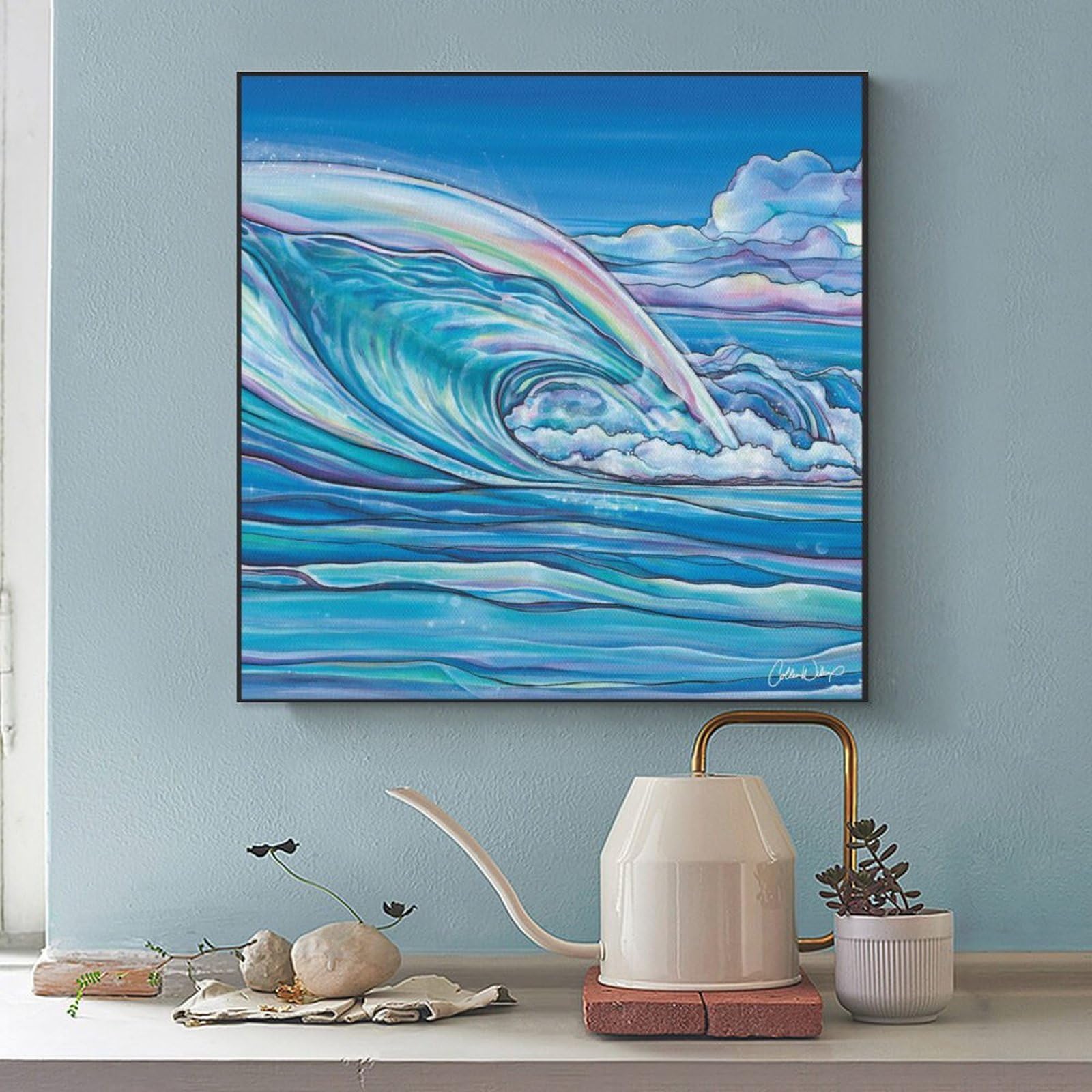 コーリンウィルコックス原画（額縁はサービス） Amazon｜コリーンウィルコックス(Colleen Wilcox) アート