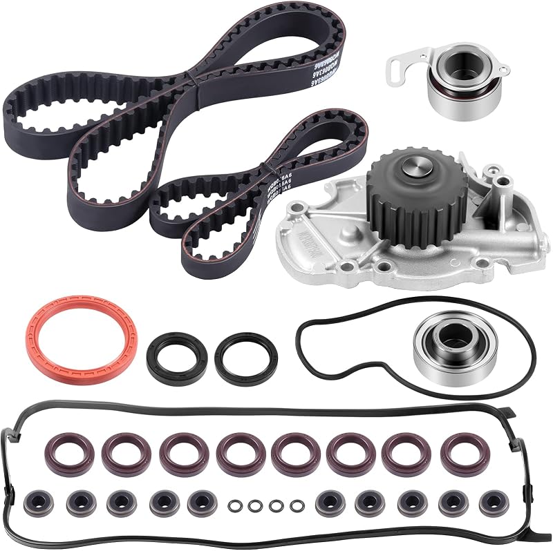 Kit de correia dentada SCITOO com bomba d’água para Honda Accord, Odyssey, Acura CL e Isuzu Oasis – 1 conjunto