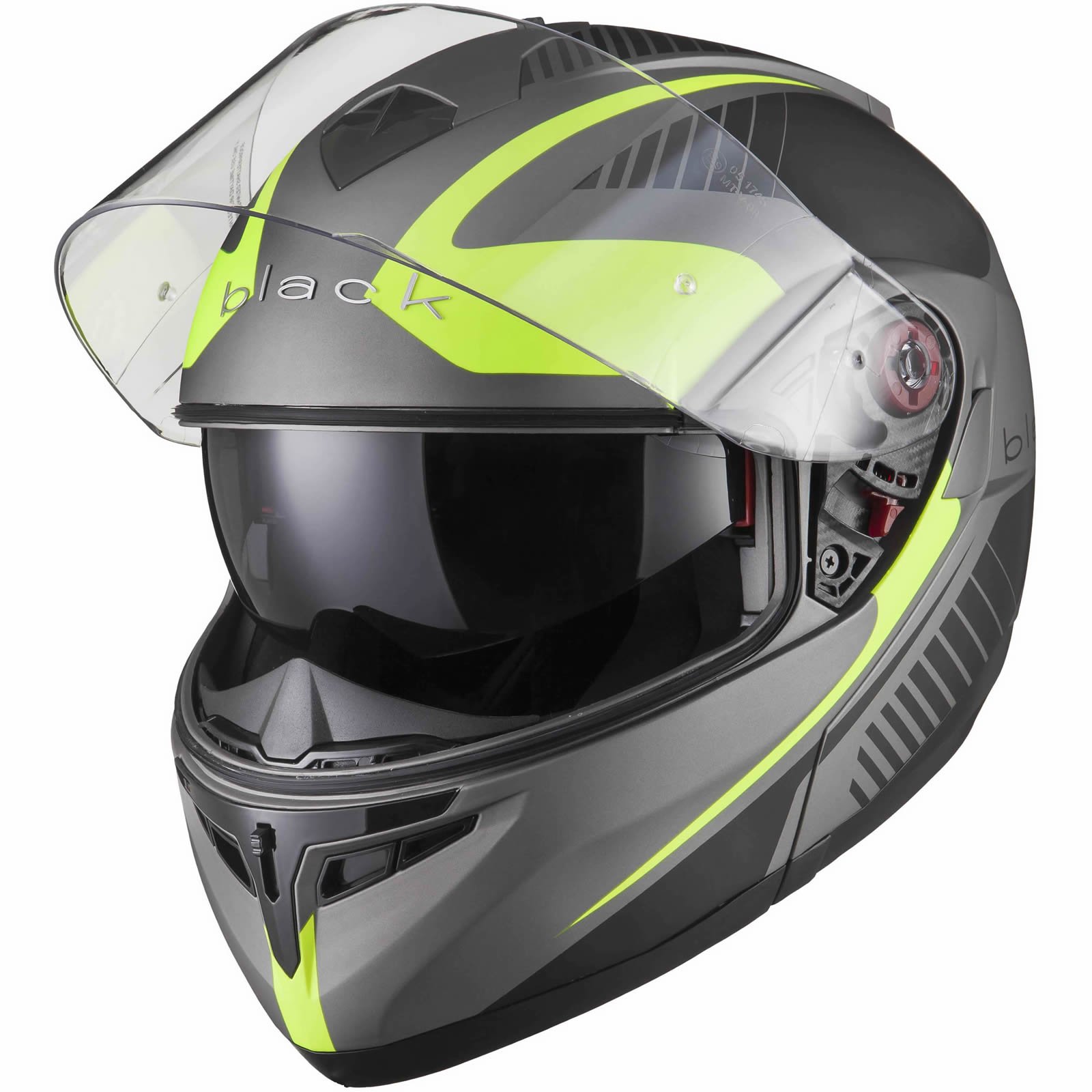 Black Optimus SV Tour MAX Vision Flip Front Motorcycle Helmet