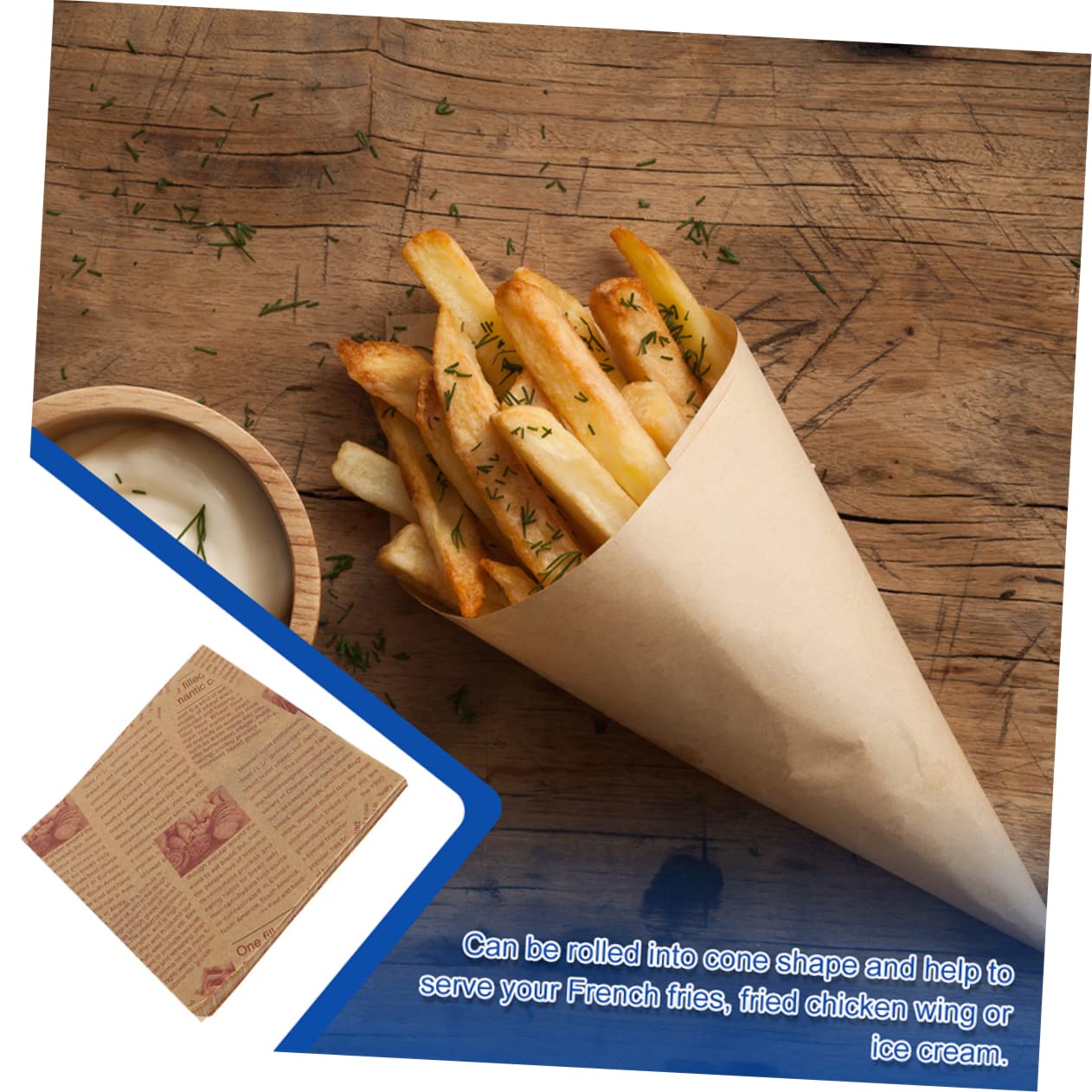 Zerodeko Carta da Forno Antiaderente per Alimenti 30x30 Cm 200 Pezzi Carta Resistente al Grasso per Cottura Sana senza Bpa