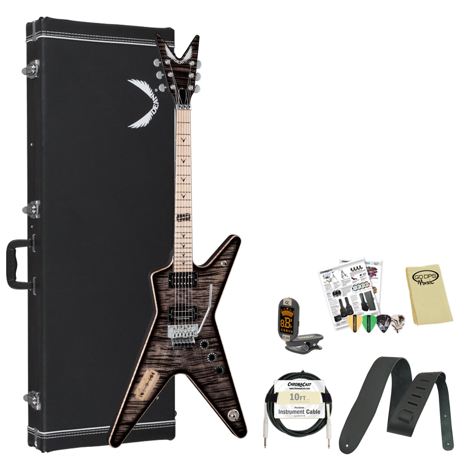 Dean Guitars JB-MLROOTS-KIT-1 Electric Guitar Pack with Hard Case