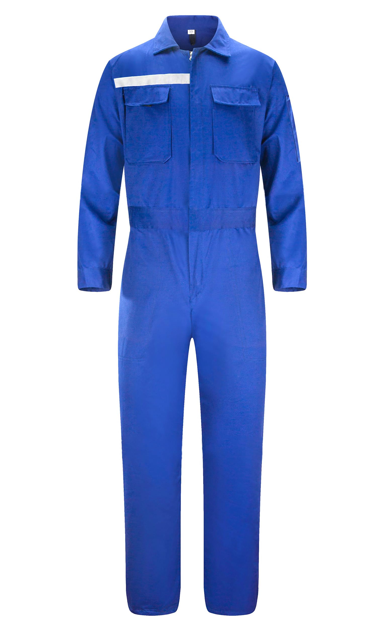 KTWOLEN Mens Workwear Coveralls Work Mechanic Jumpsuits Long Sleeve Coverall Work Wear Multi Pockets