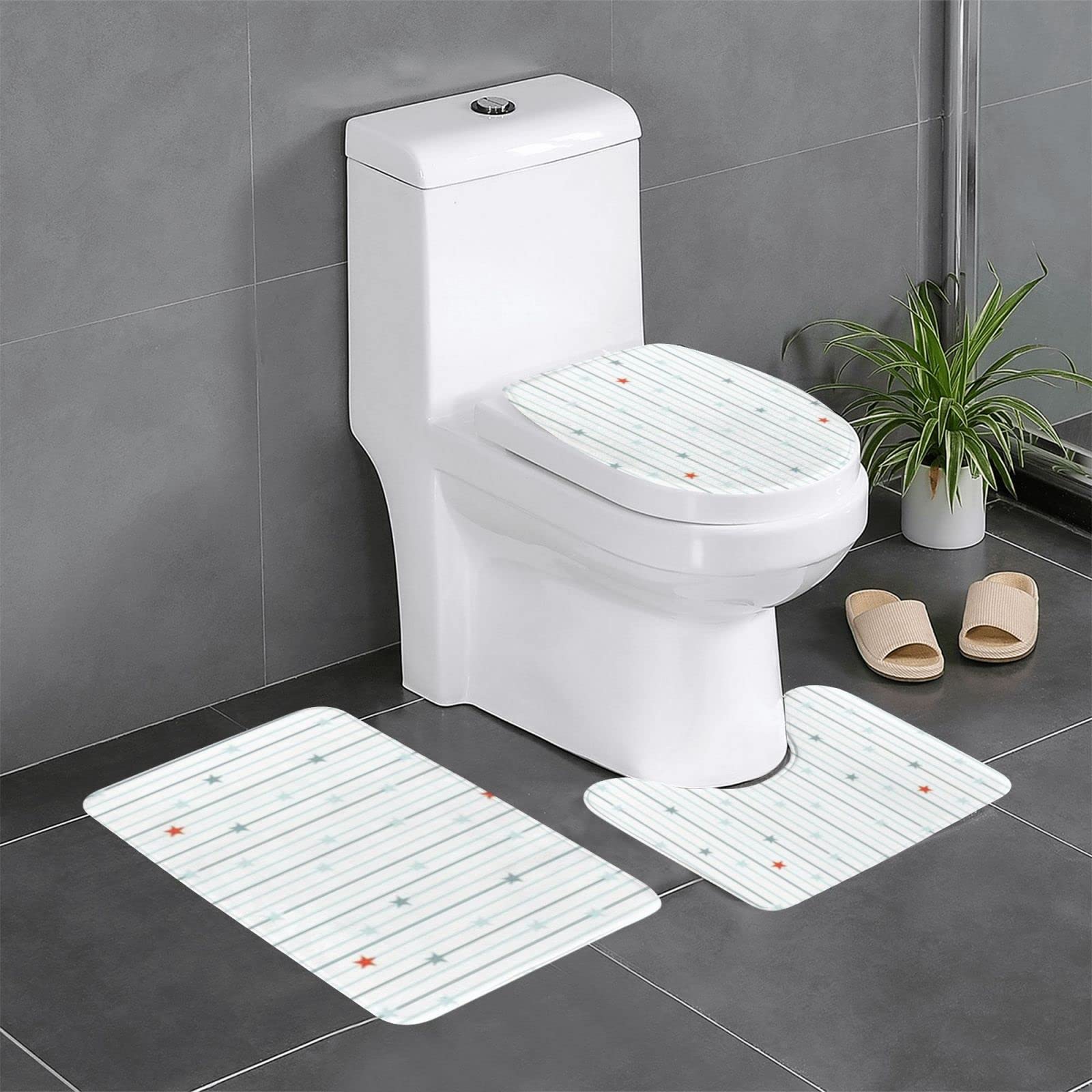 Tapis de salle de bain Vector anti-glisse BONDIJ pour éviter les sols mouillés