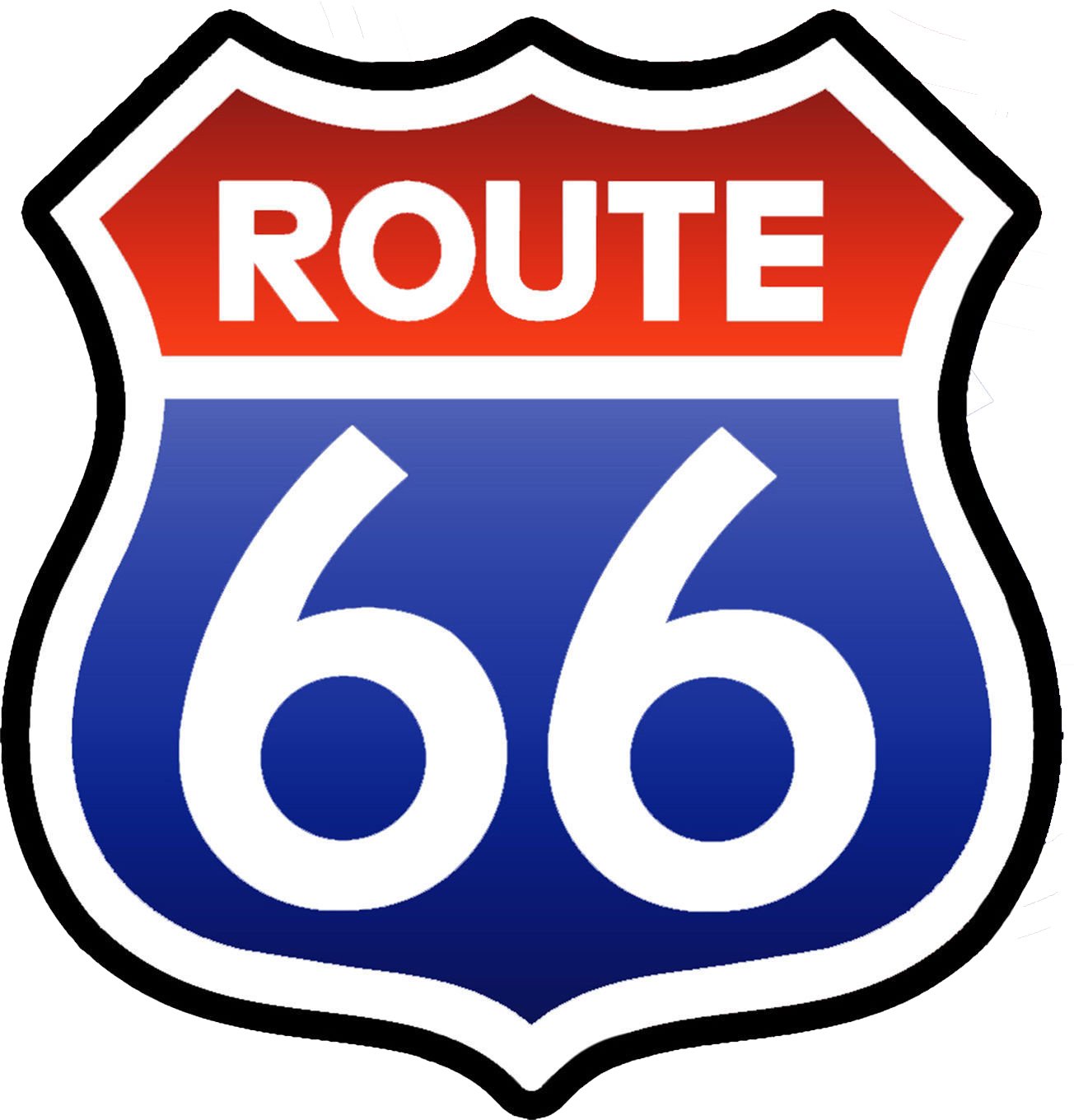 Watershed Designs Route 66 Camper Motor Home Vw Bus Motorhome Camping Caravan Stickers (1)