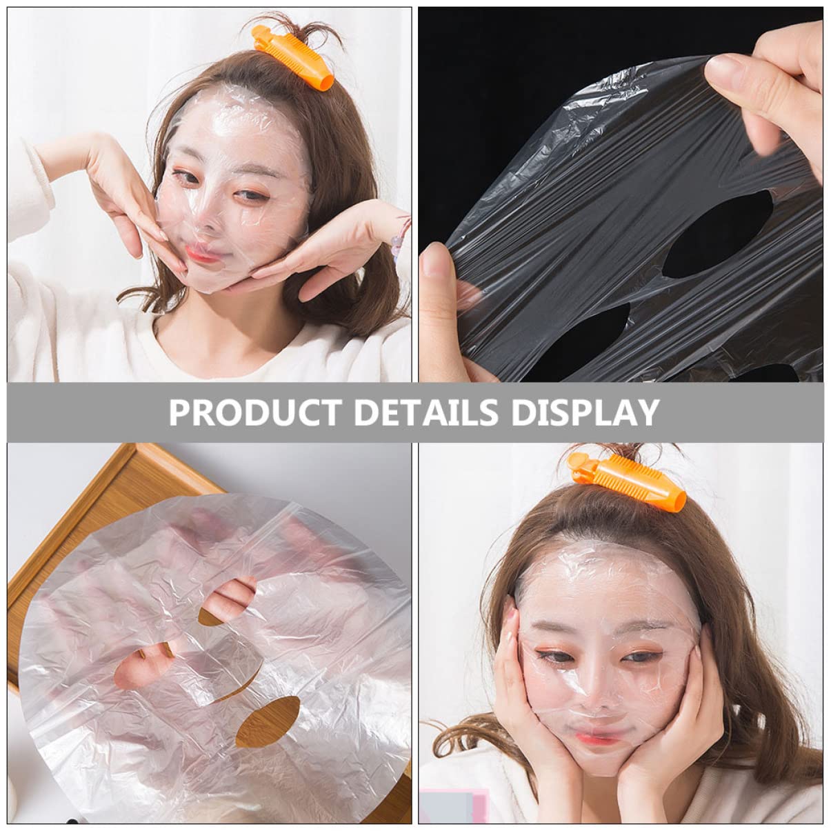 FOMIYES 800 pcs Facial Mask Film Moisture Retention Skincare Face Mask Home Salon Spa Use