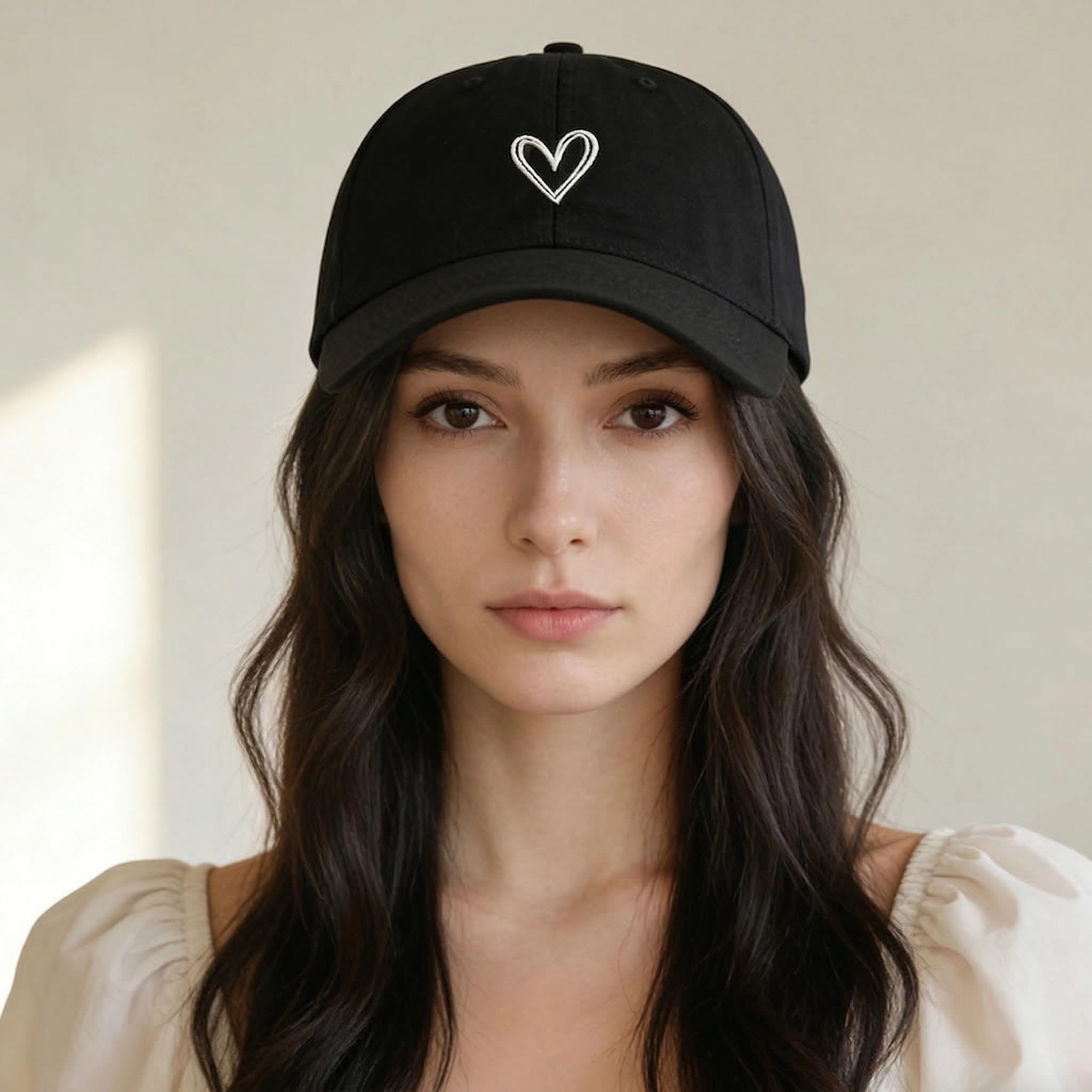 Feng Shui， Damskie czapki z daszkiem - Czapka z daszkiem dla kobiet, Daisy Regulowane damskie czapki z daszkiem dla kobiet Casual Summer Outdoor Sports Tata Czapka przeciwsłoneczna z daszkiem