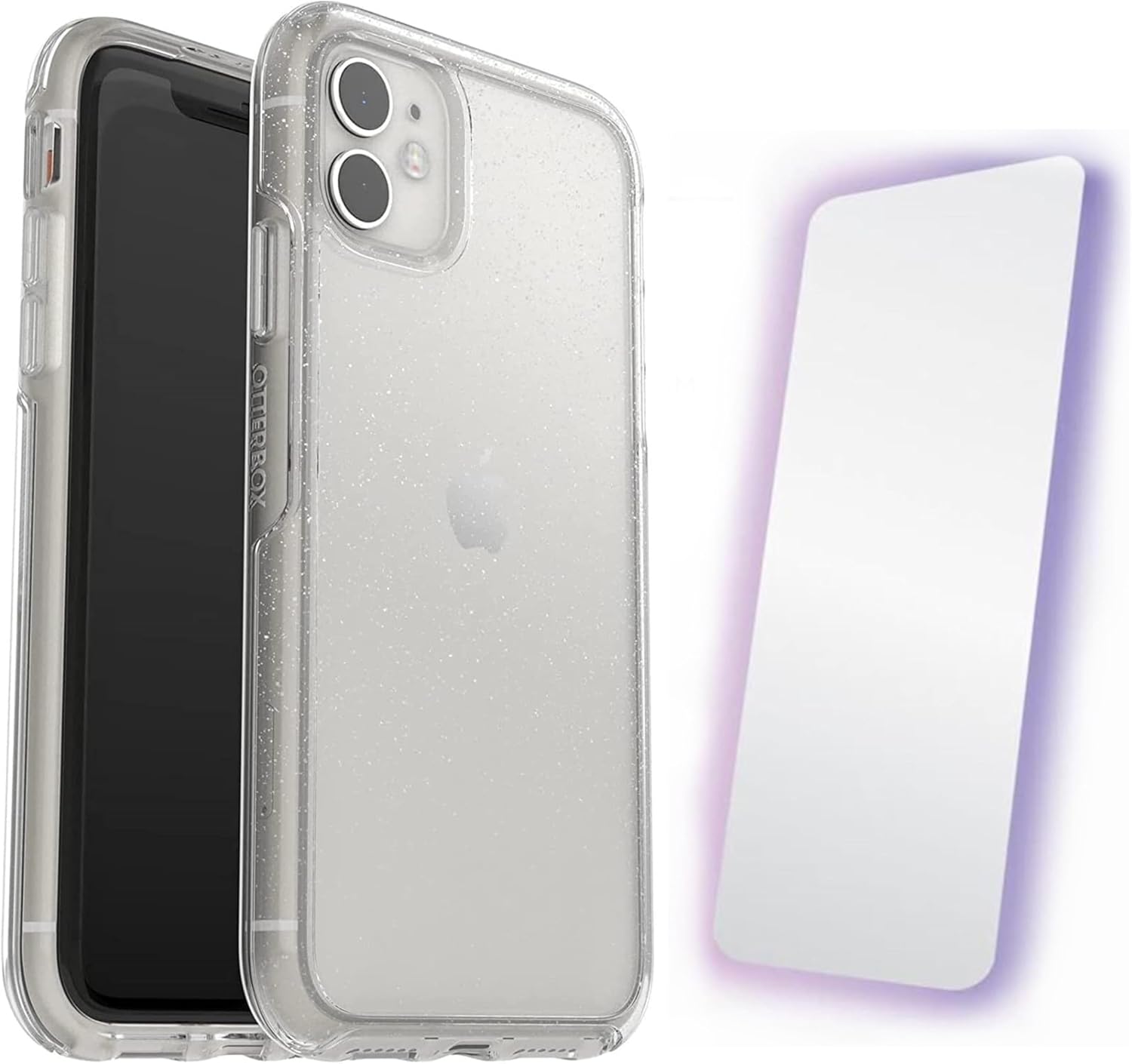 OtterBox Symmetry Series Case for iPhone 11 with Otter Box Screen Protector - Non Retail Packaging - Clear