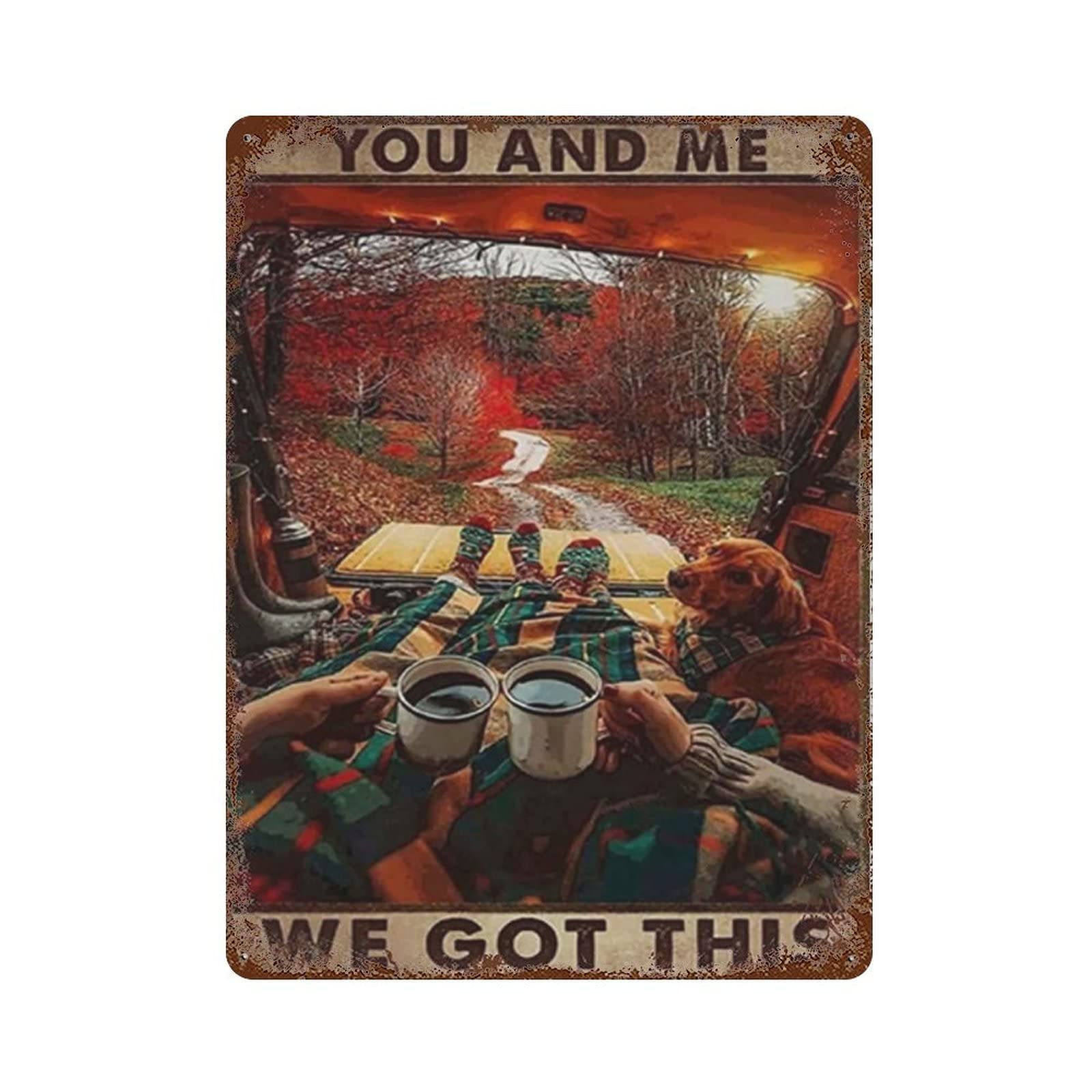 AOOEDM We Got This Metal Sign for Home Coffee Garage Wall Decor Vintage Poster Bar Signs for Home Bar Retro Metal Tin Sign
